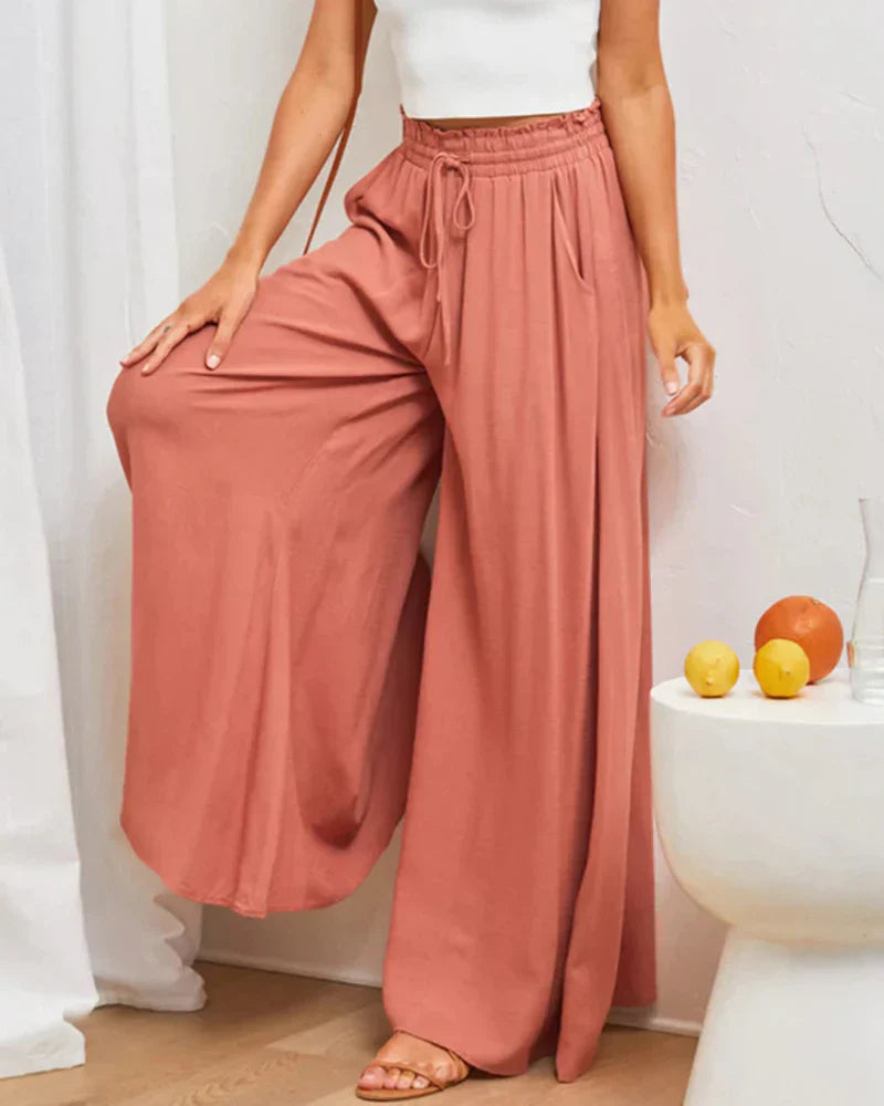 Women's high waist wide leg pants