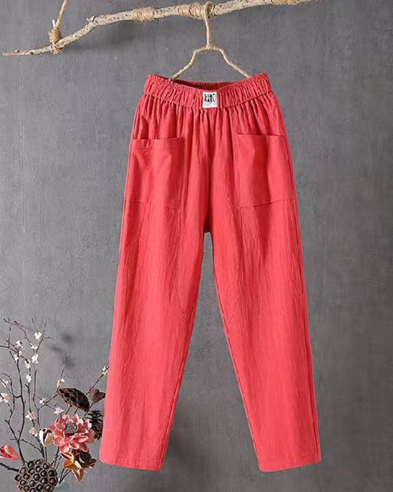 Loose women's trousers