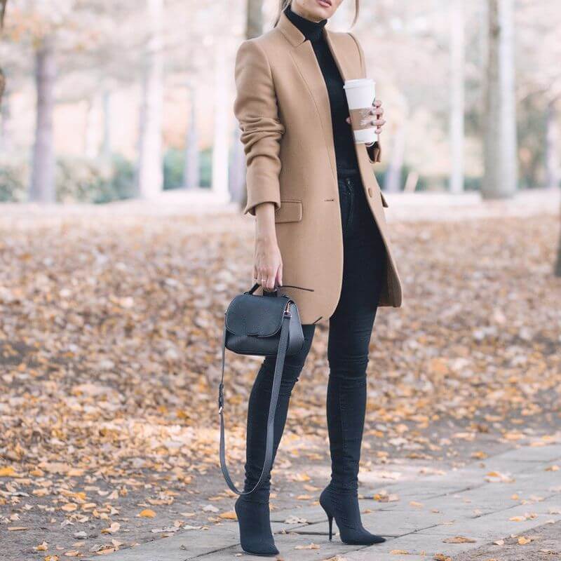 Elegant Fitted Long Coat