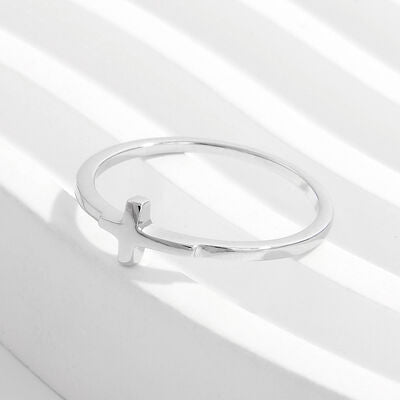Sterling Silver Cross Ring