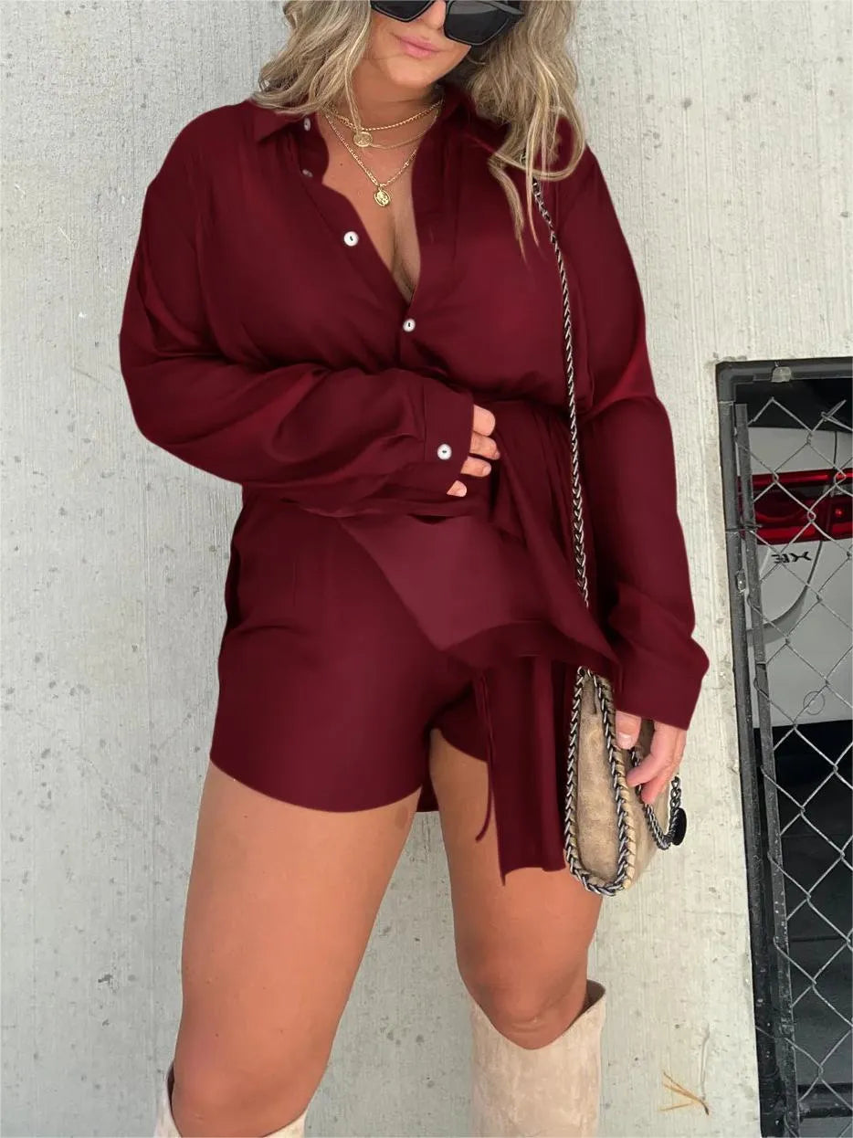 Women's plain long sleeve shirt