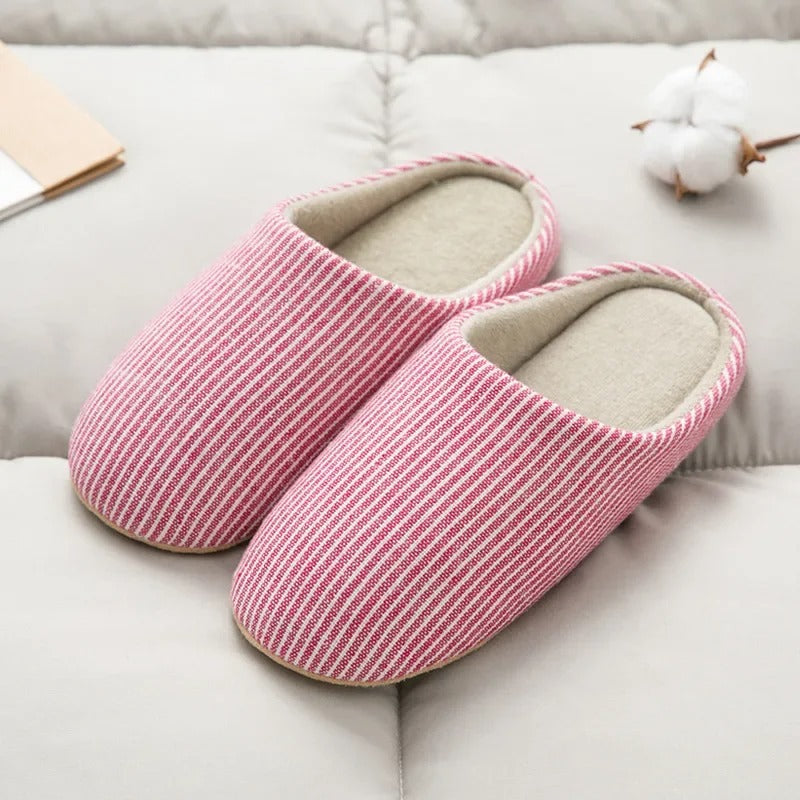 Women's non-slip fluffy house slippers