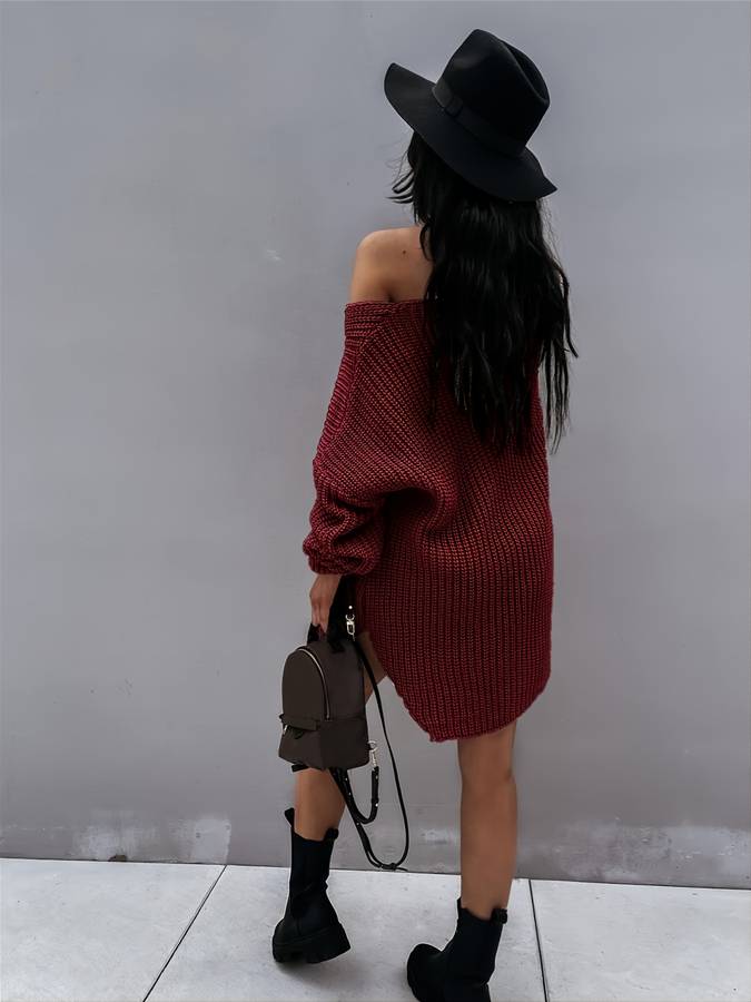 Women's oversized midi sweater