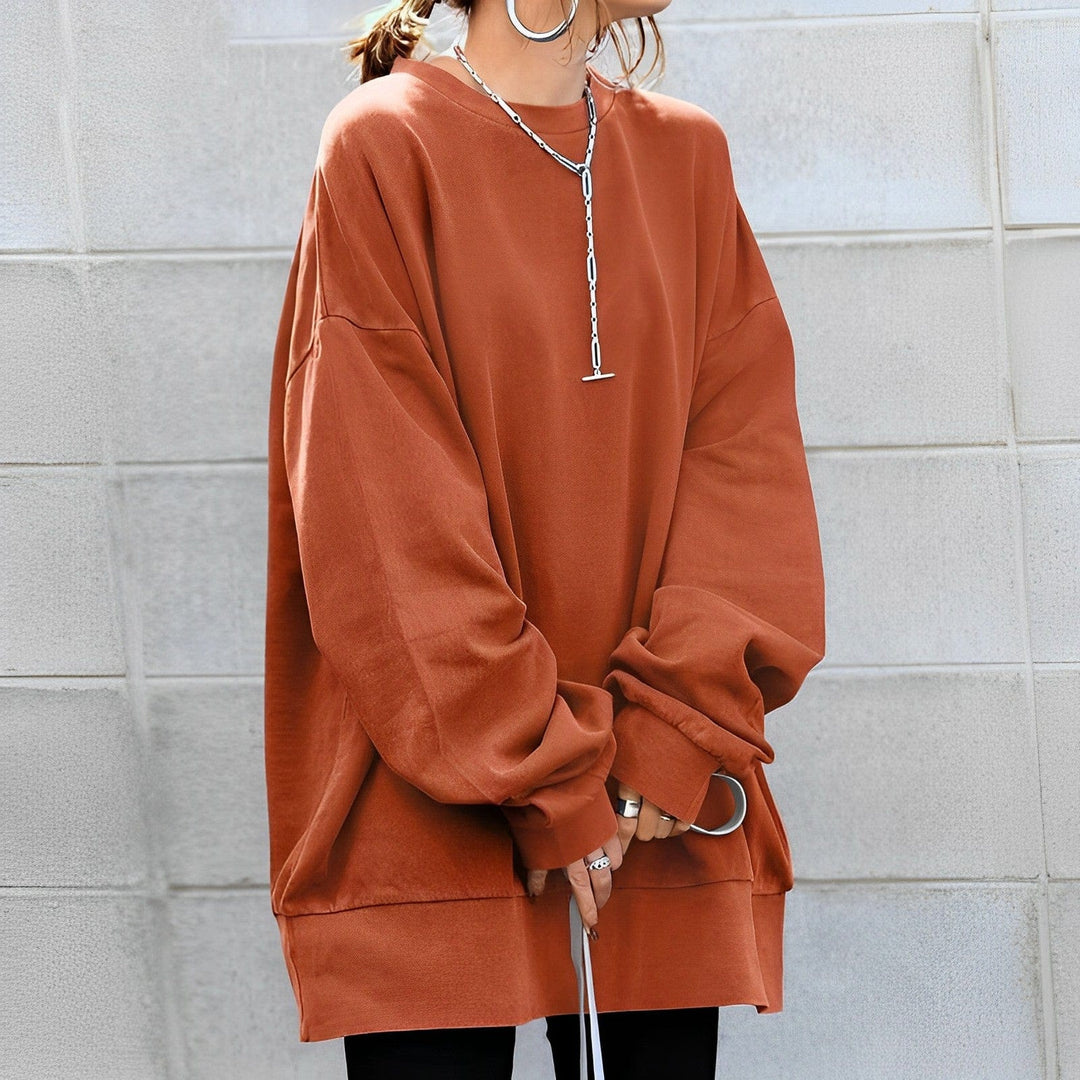 Women's long sleeve oversized sweater