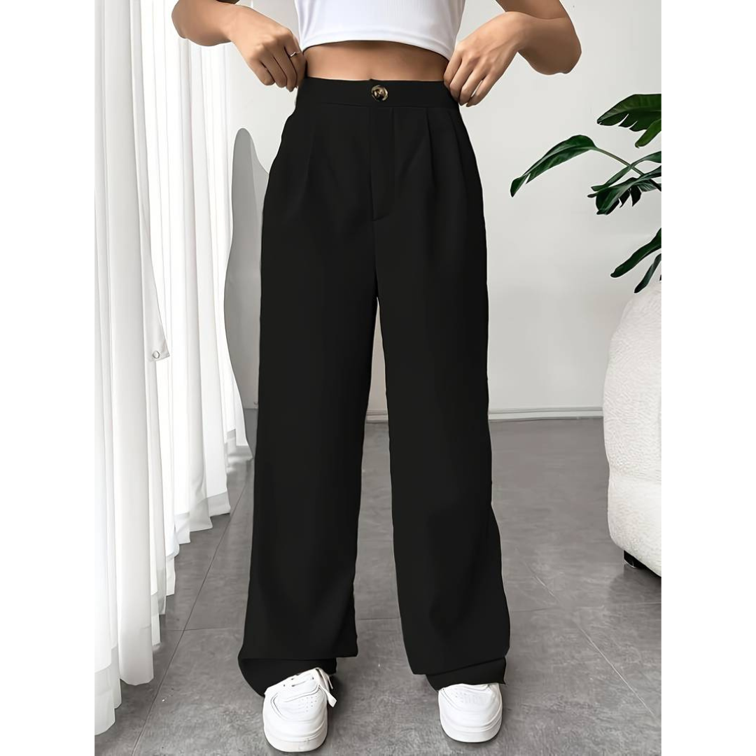 Women's higwaist wide leg pants