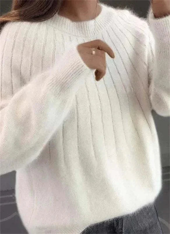 Women's soft sweaters in various colors