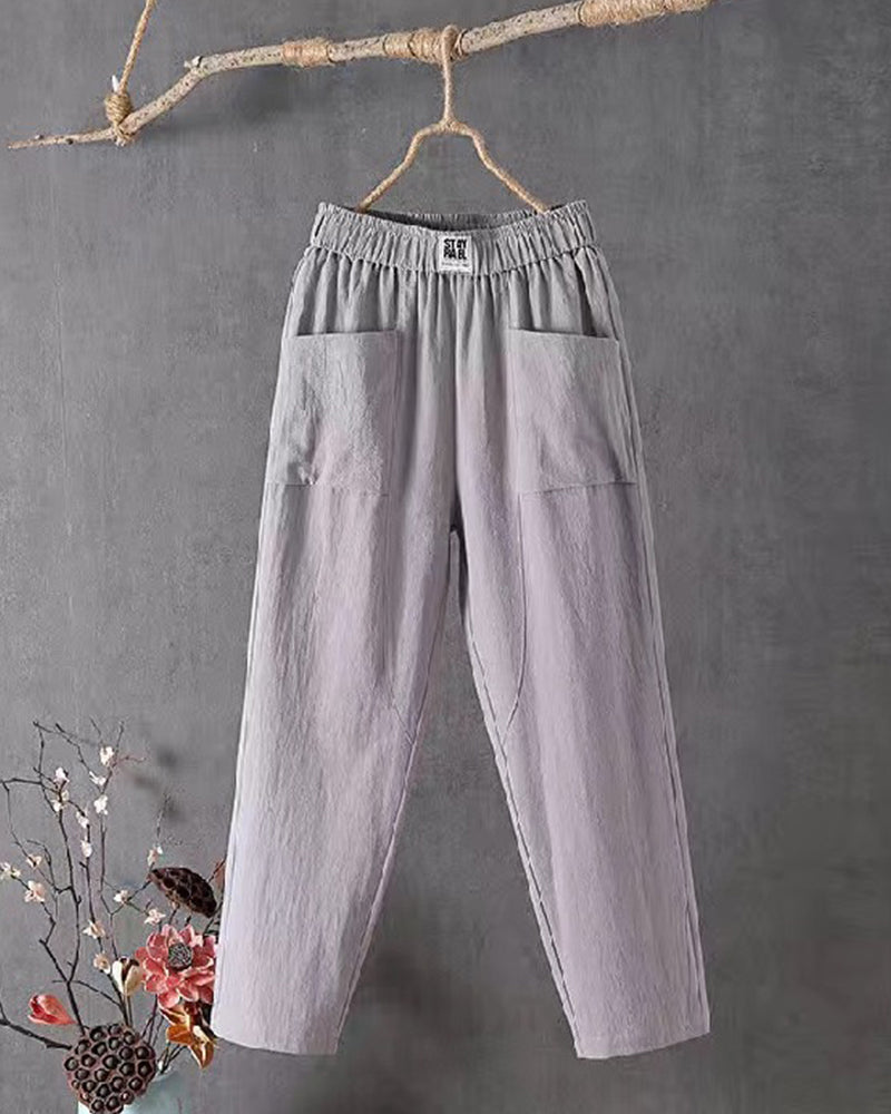 Loose women's trousers