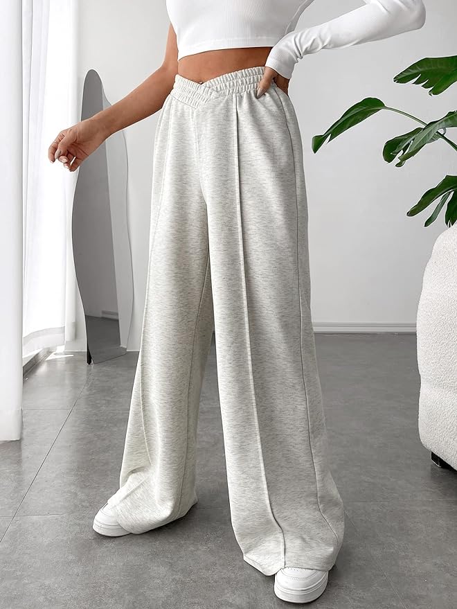 Meran - Elastic waistband Wide trouser legs