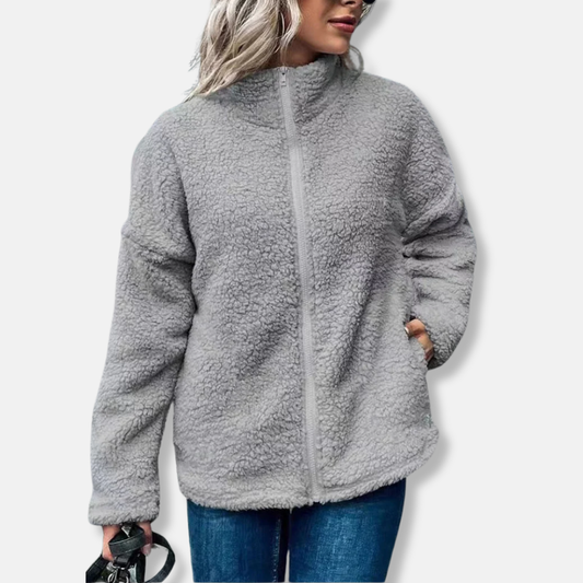 Plush Oversized Fleece Fit Jacket