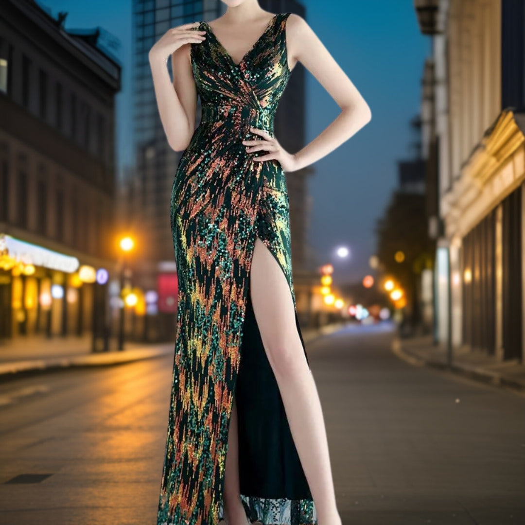Sequin Evening Dress for Women - Elegant and Glamorous