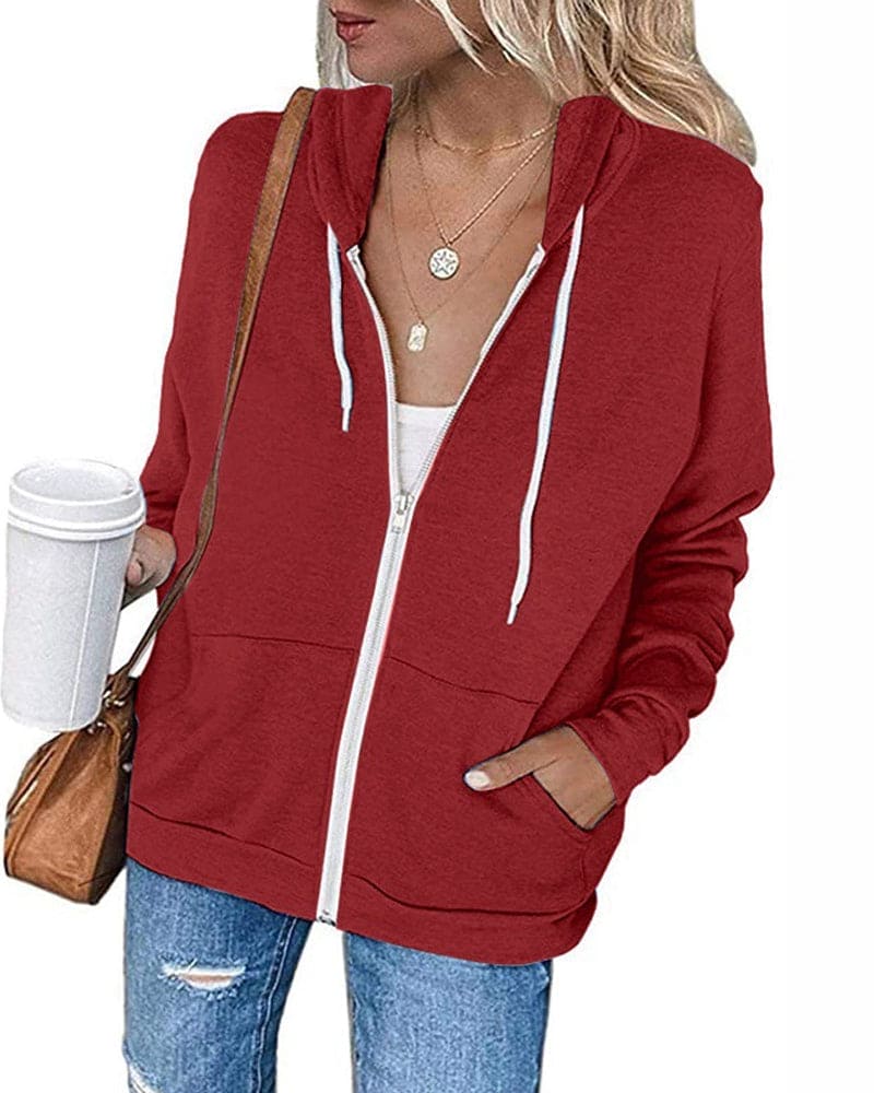 Women's hooded sweater
