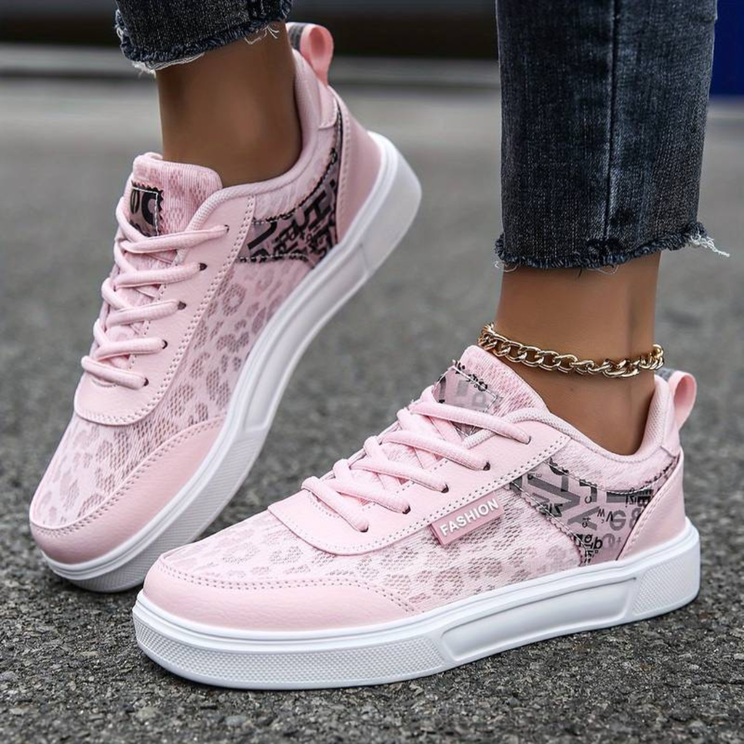Women's casual lace-up running sneakers