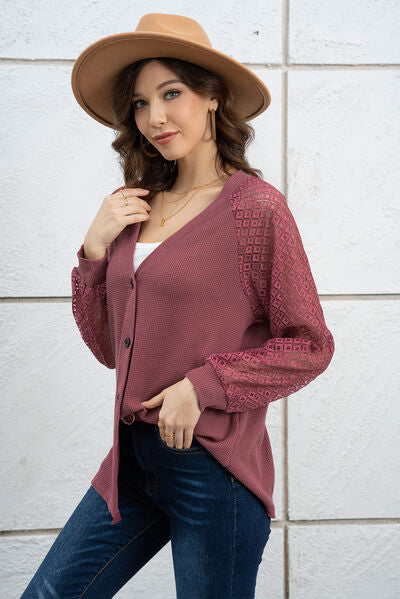 Samira - button up long sleeve cardigan