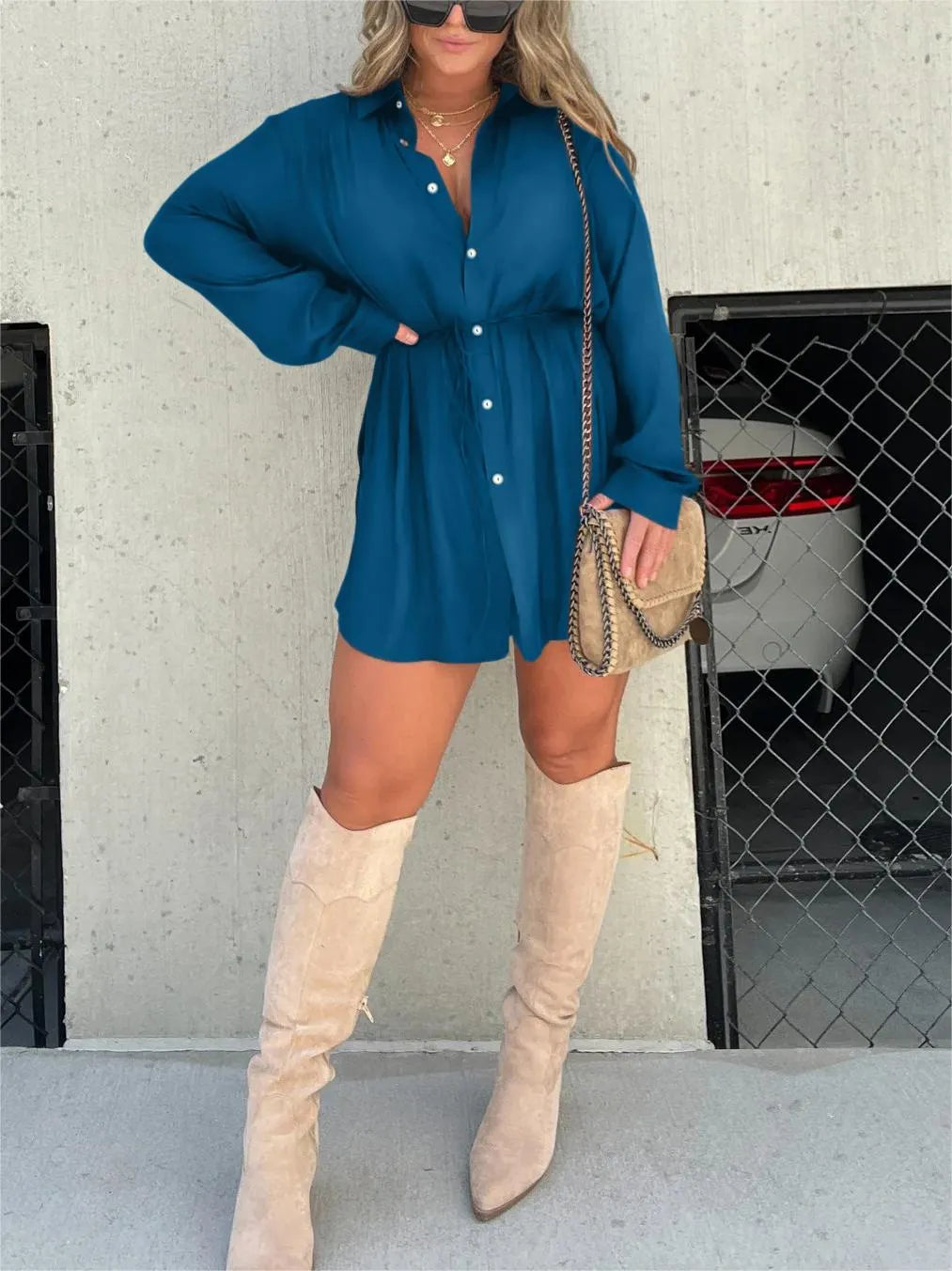Women's plain long sleeve shirt