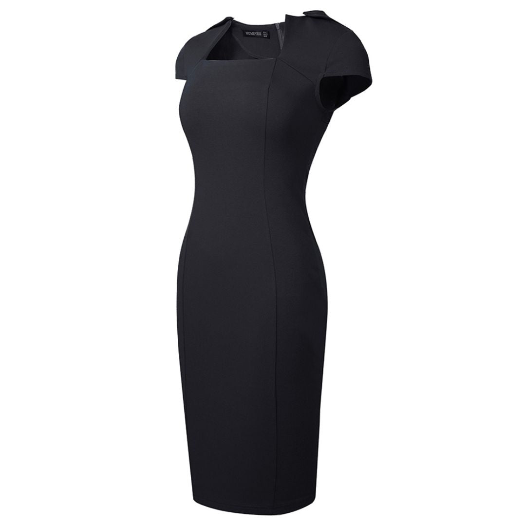 Women's Square Neck Bodycon Dress