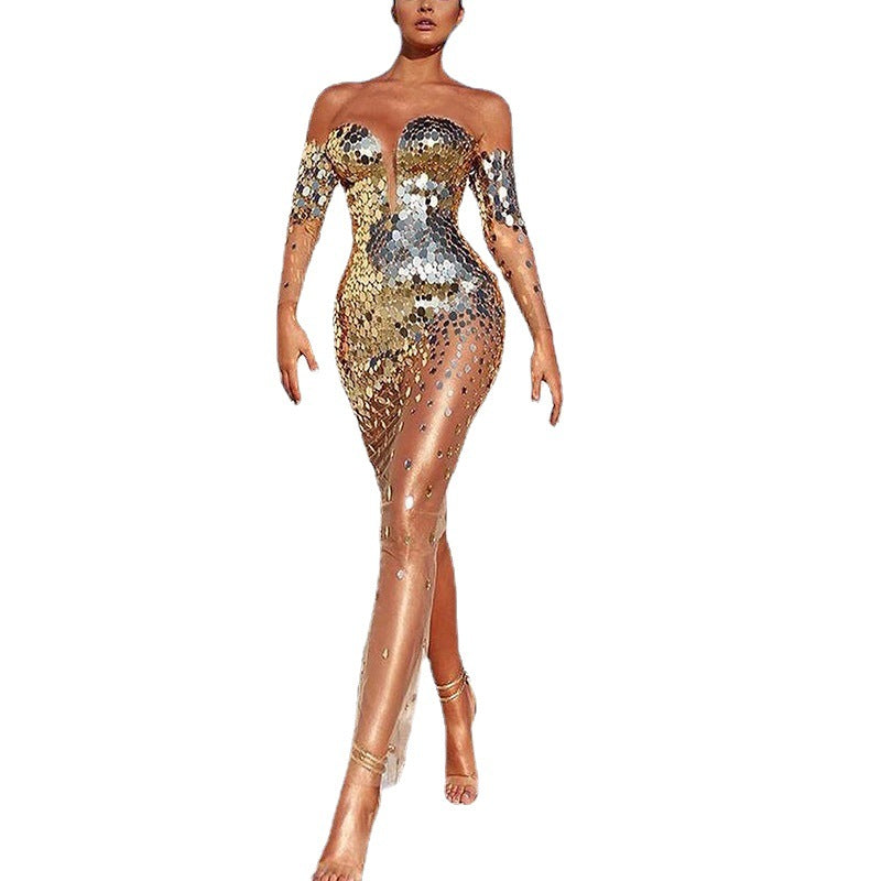 Women's Elegant Polished Evening Gown for Formal Events