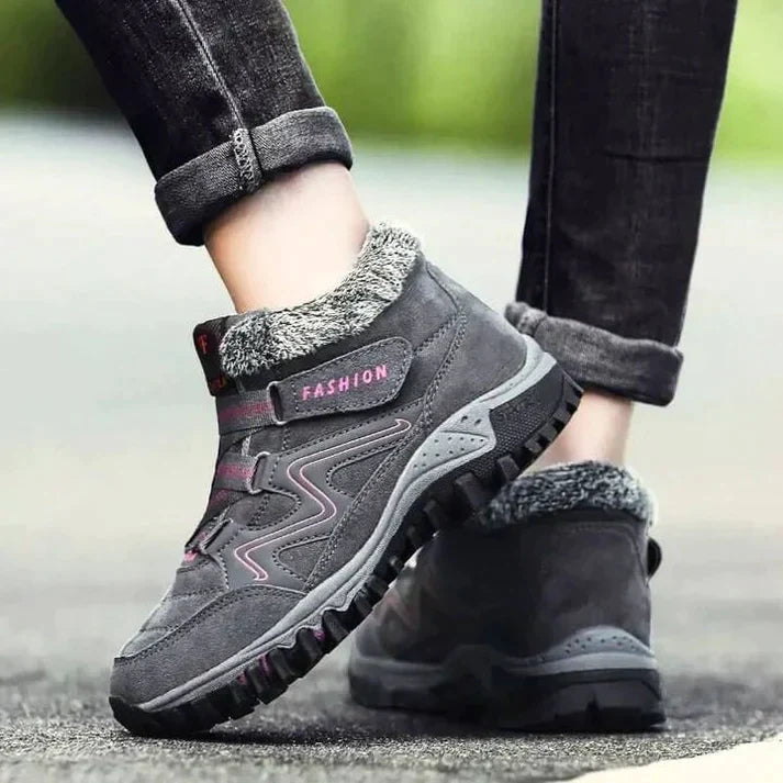 Women's mid-cut sports cotton shoes