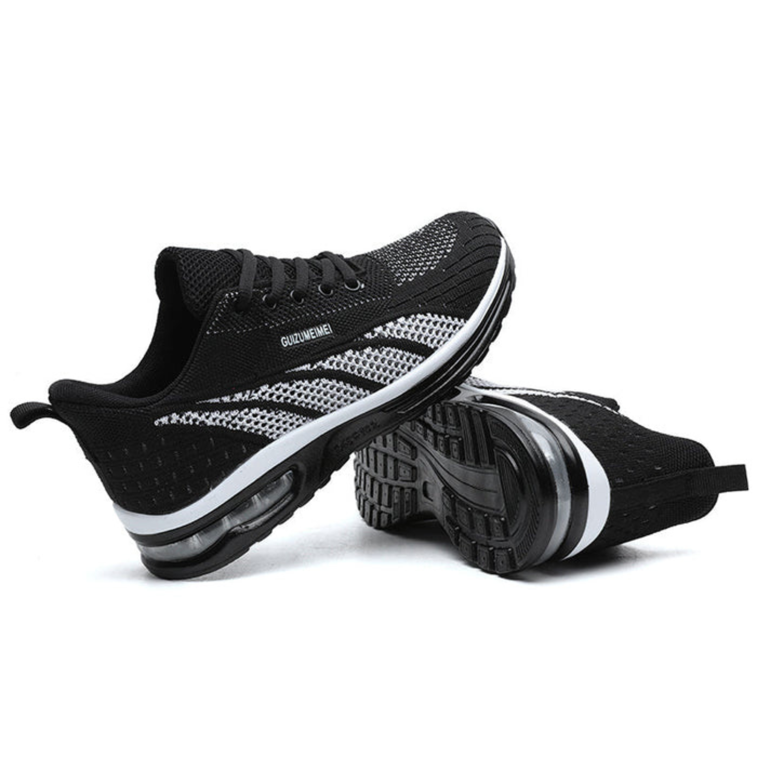 Breathable Cushioned Mesh Running Sneakers