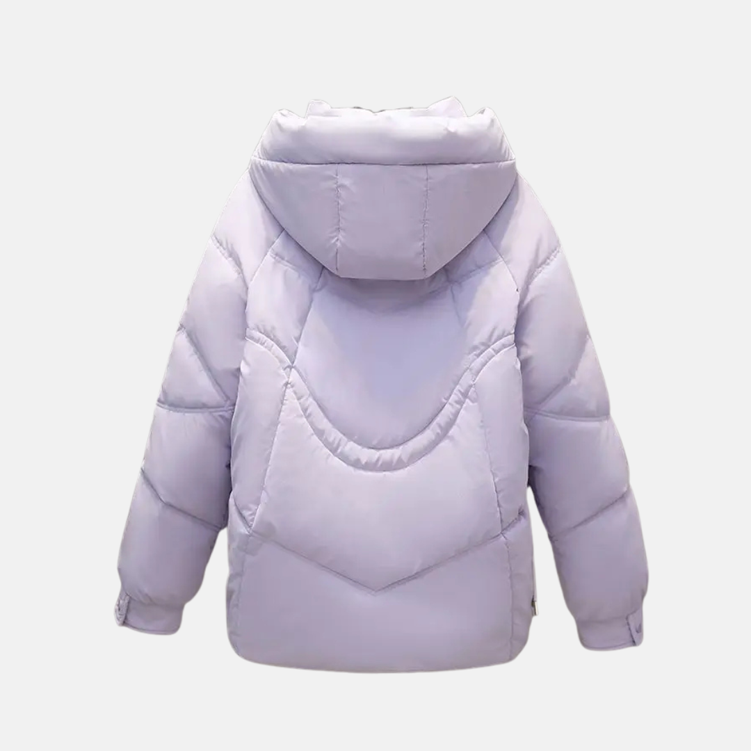 Veronica Hooded Puffer Jacket | Quilted Relaxed Fit Jacket