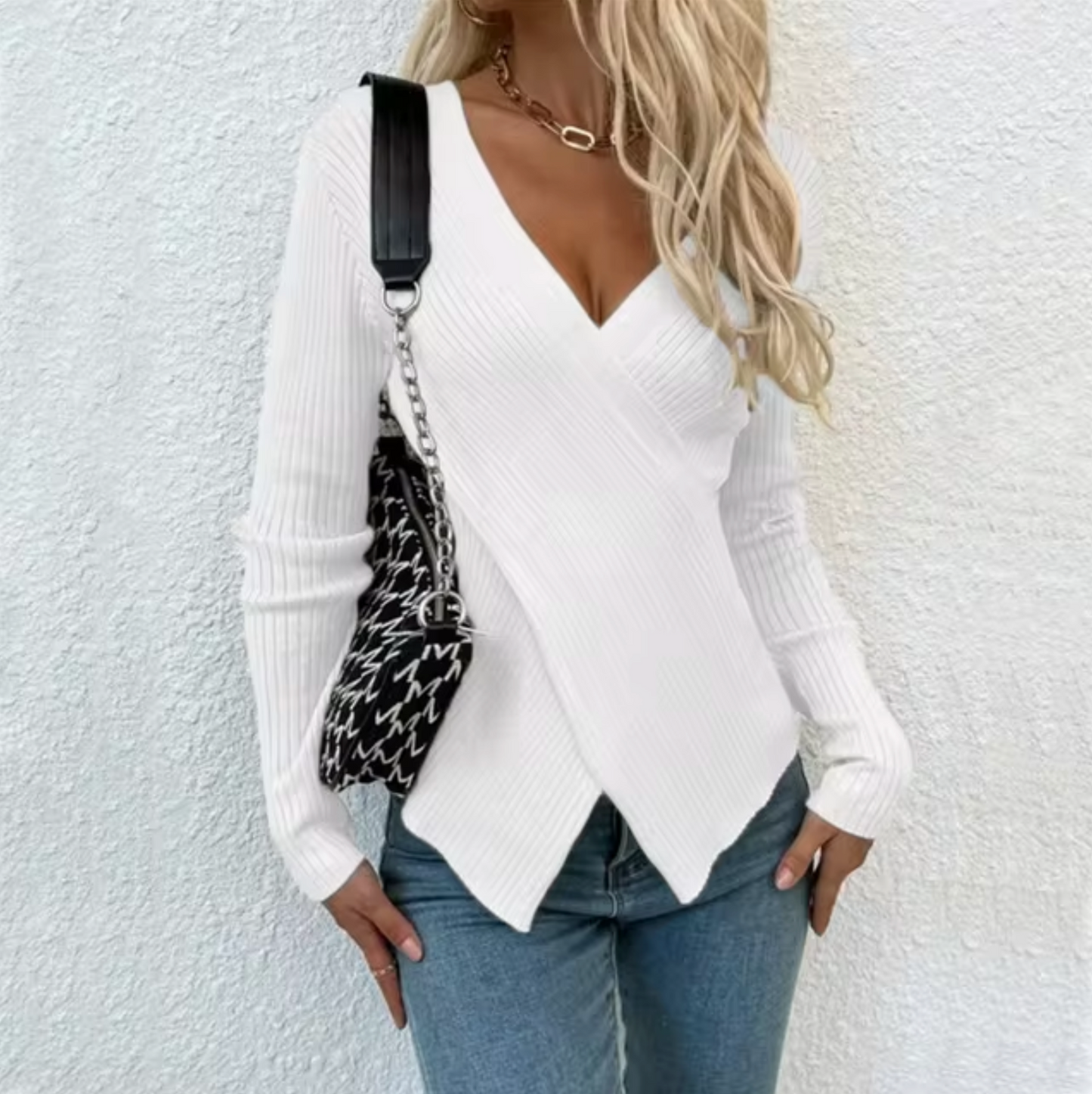Women's korean style casual knitted sweater