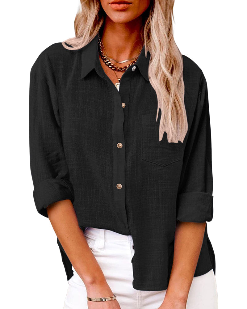 Women's long sleeve with pocket