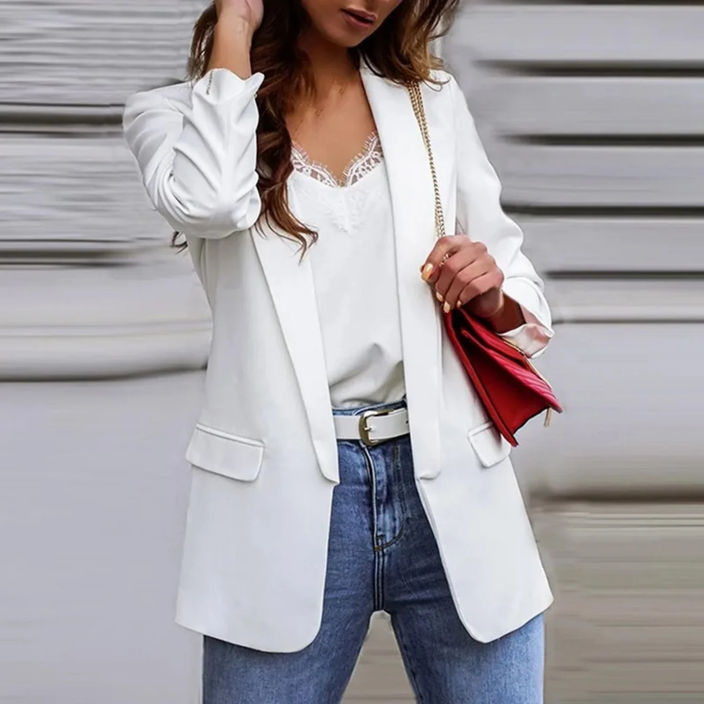 Women's elegant colorful blazer