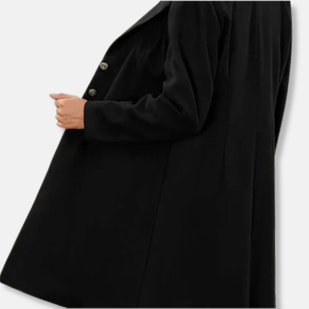 Slim Fit Double-Breasted Wool Coat