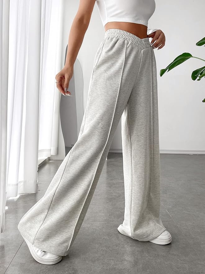 Meran - Elastic waistband Wide trouser legs