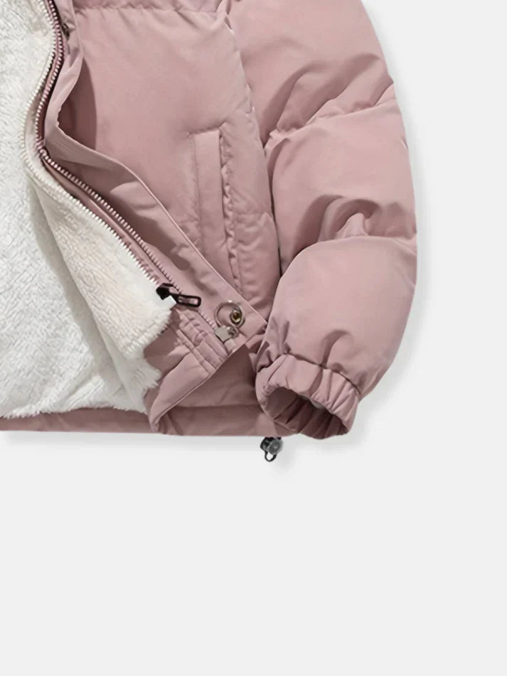 Women's hooded padded jacket