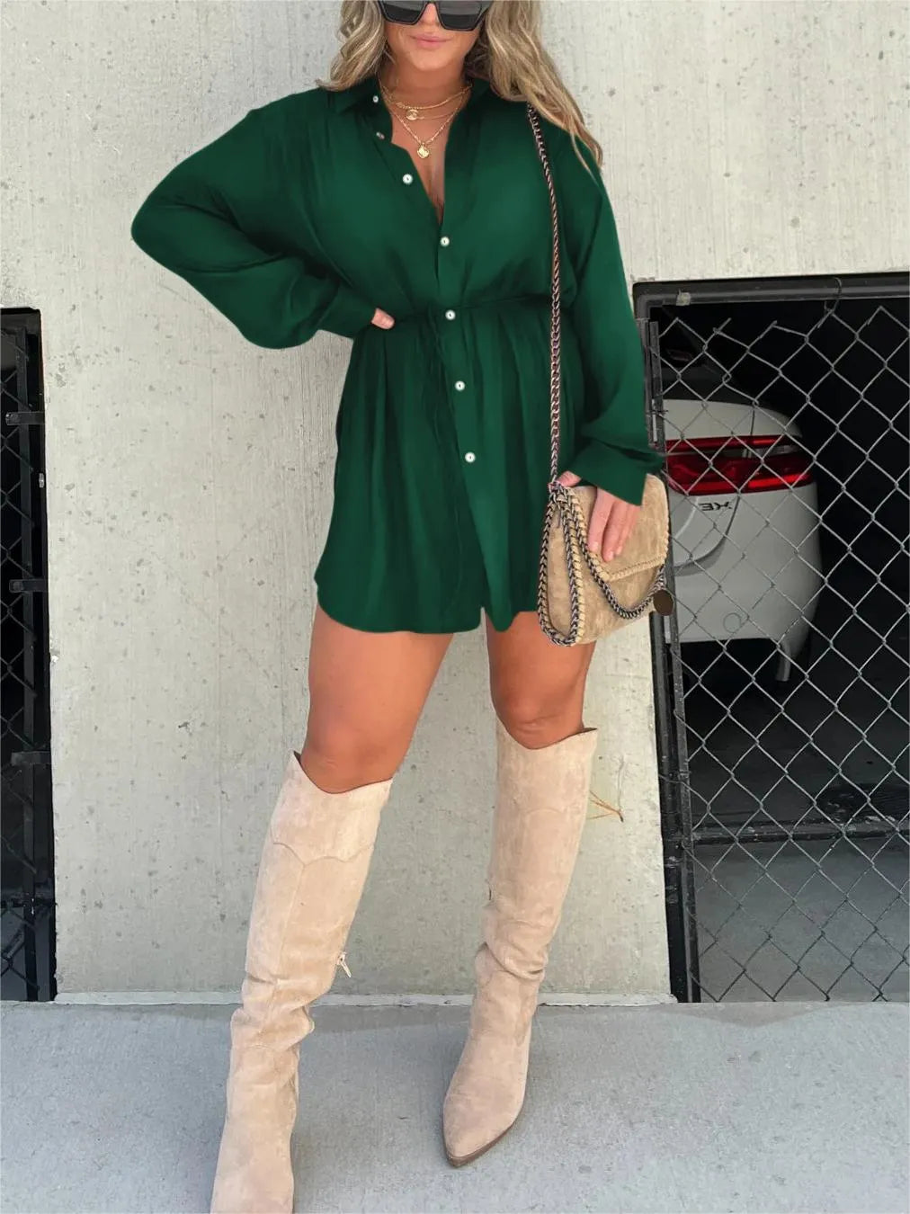 Women's plain long sleeve shirt