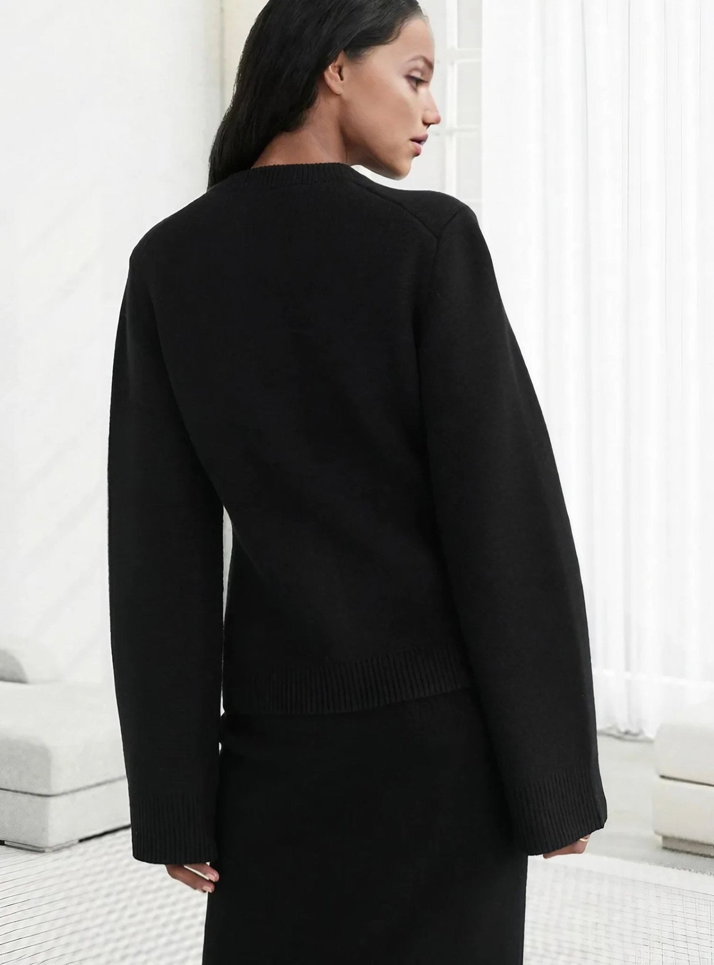 Women's comfy button down knitted cardigan