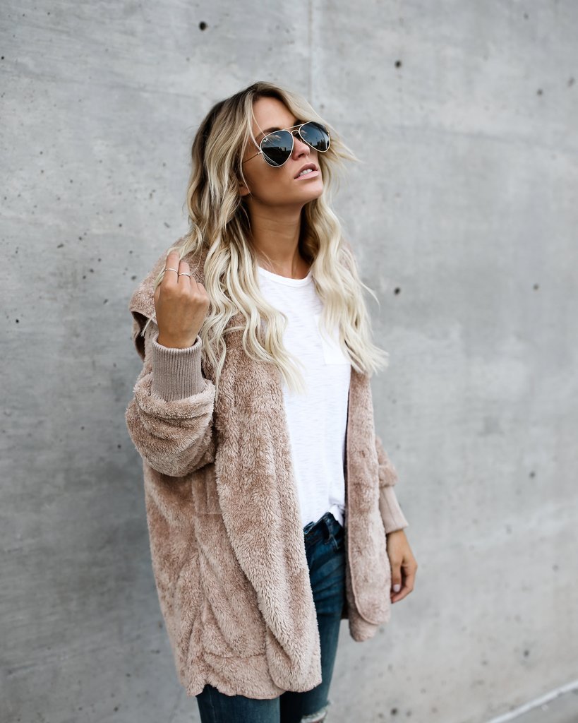 Women's autumn and winter mid-length reversible fur jacket