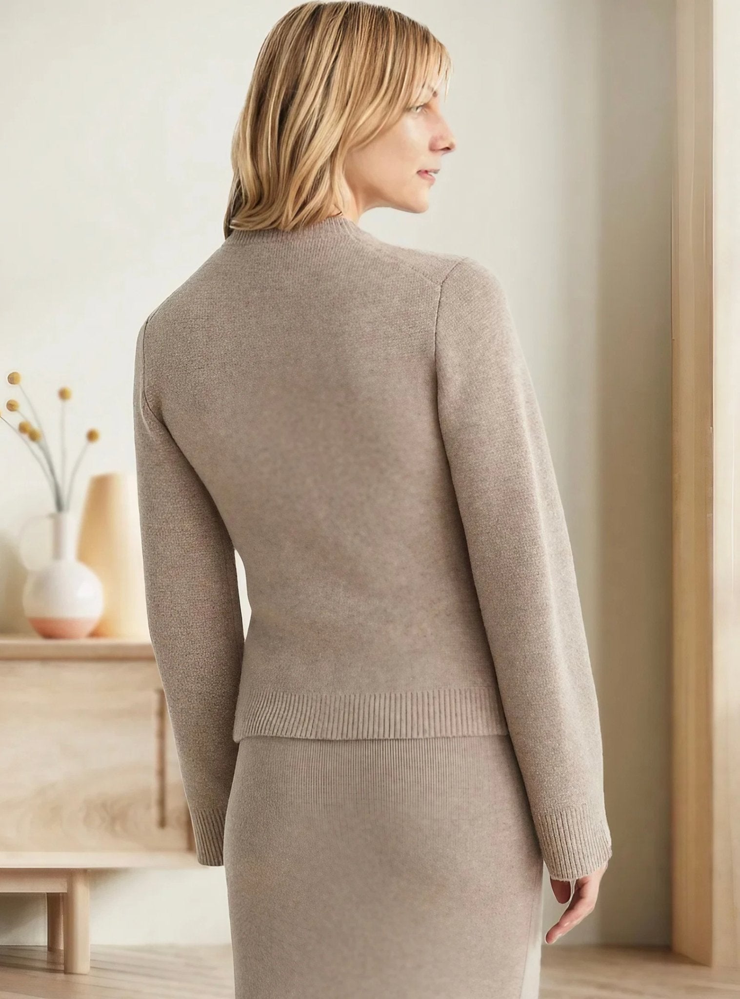 Comfy Knitted Button Down Cardigan