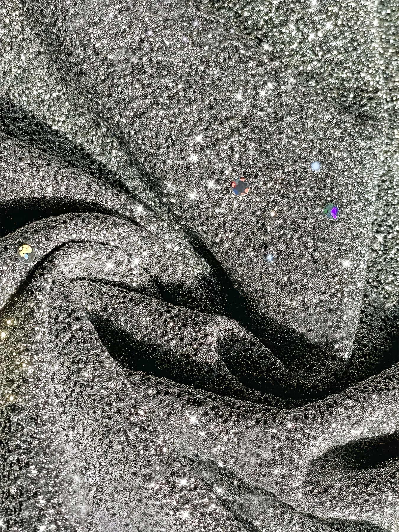 Sparkly Sequin V-Neck Bodycon Dress