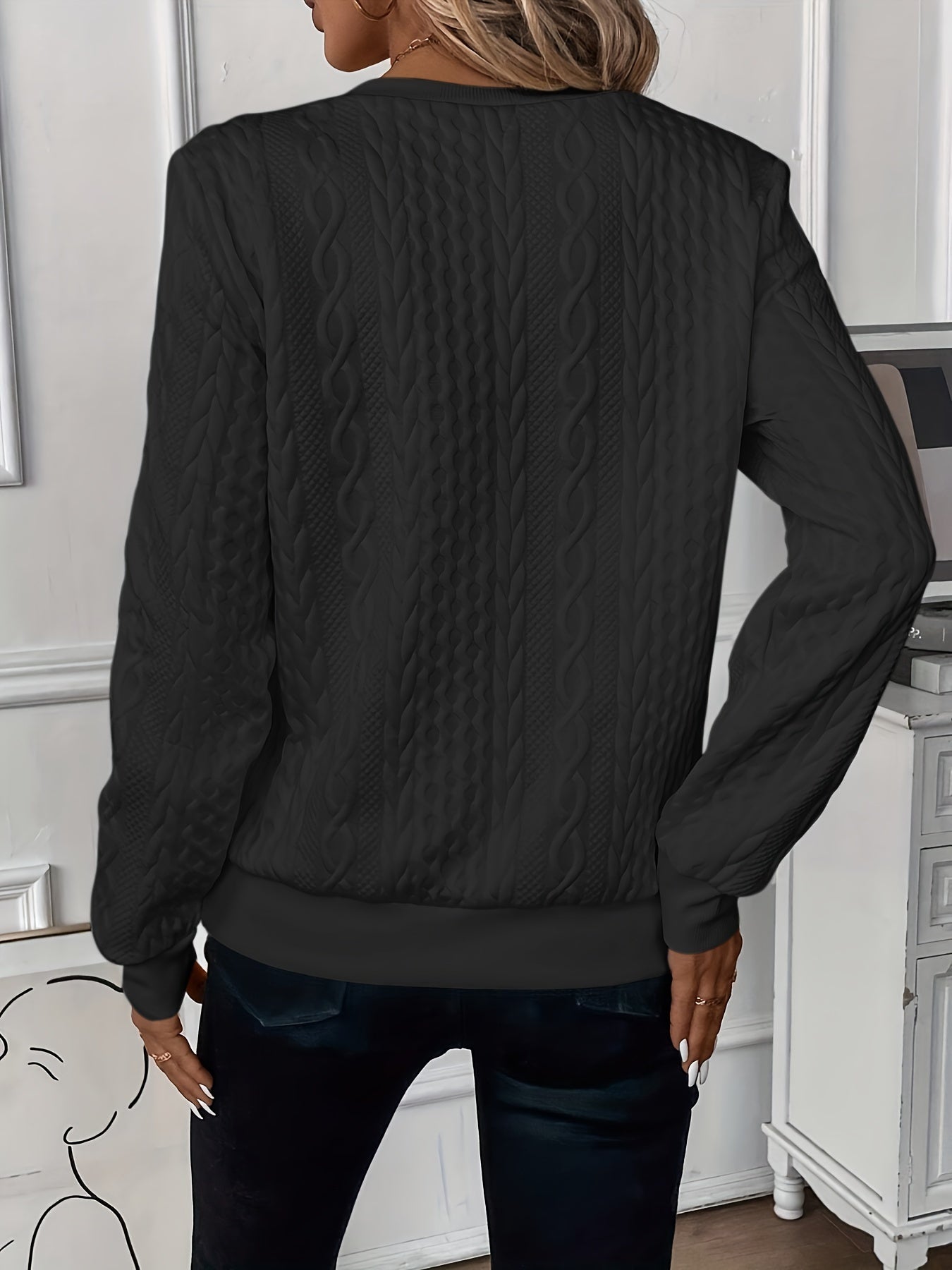 Women's cozy zip sweater
