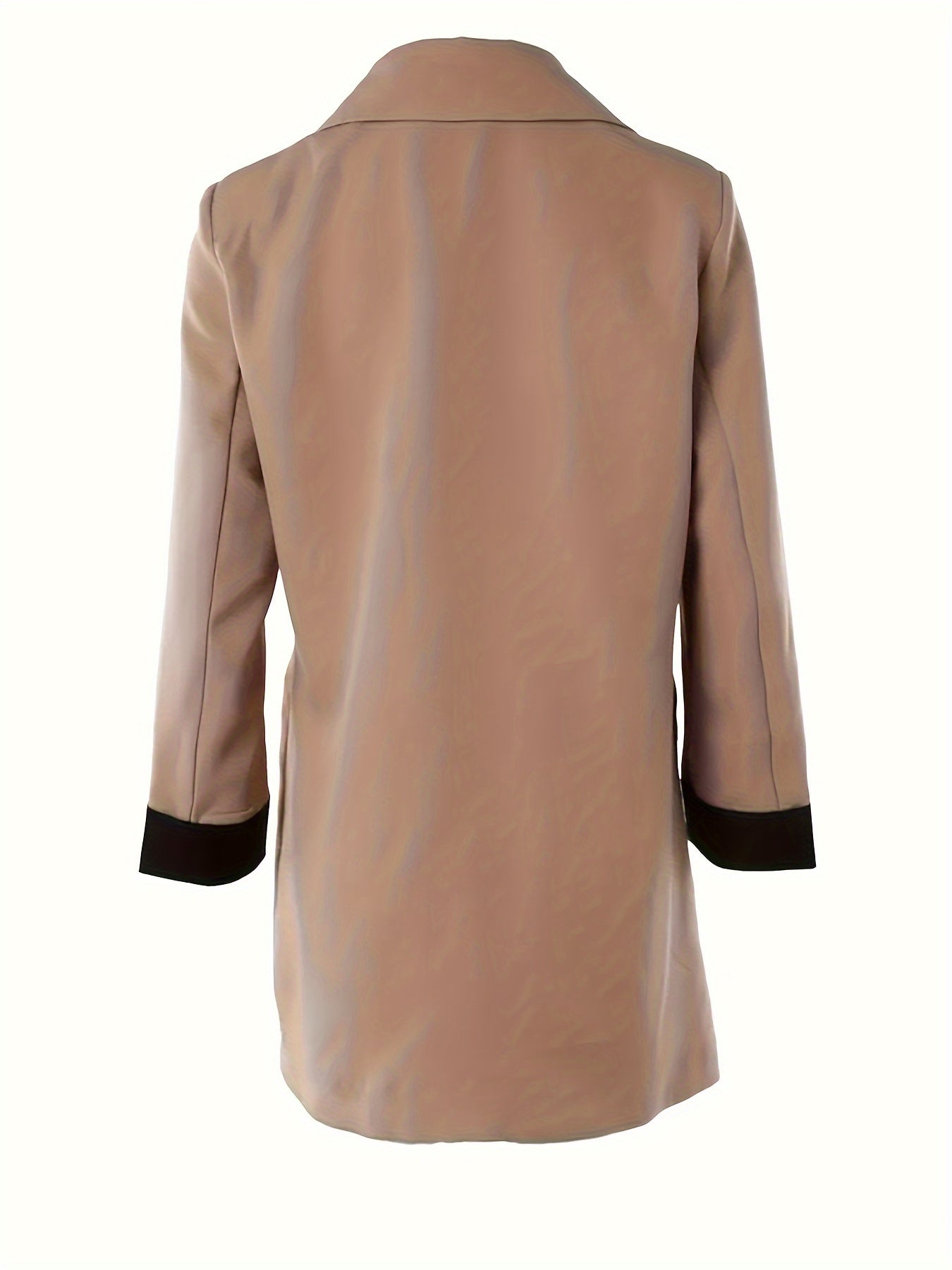 Women’s Blazer – Double-Breasted Tailored Fit – Notched Lapel – Long Sleeve – Structured