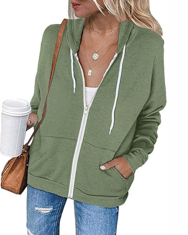 Women's hooded sweater