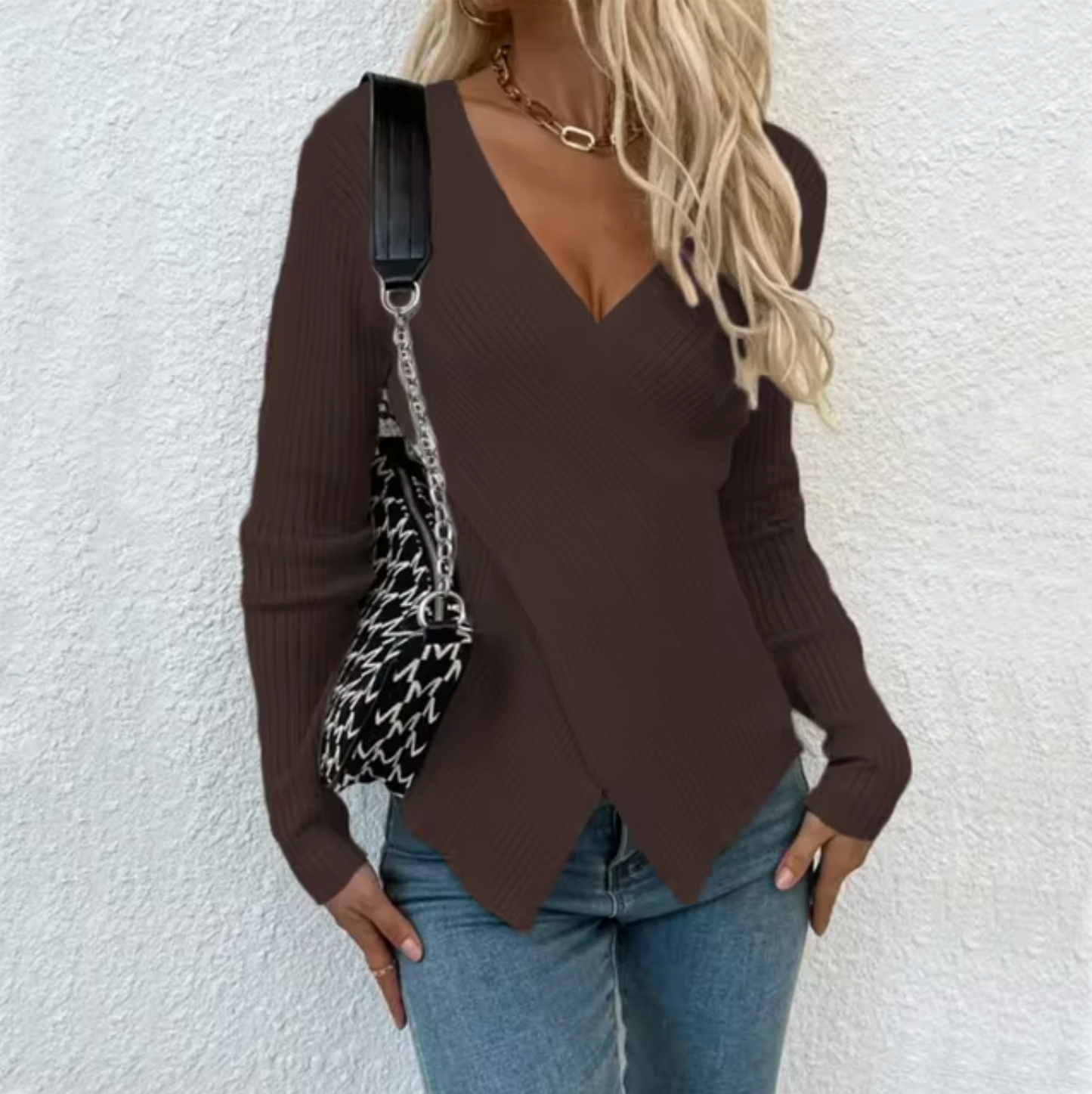 Women's korean style casual knitted sweater