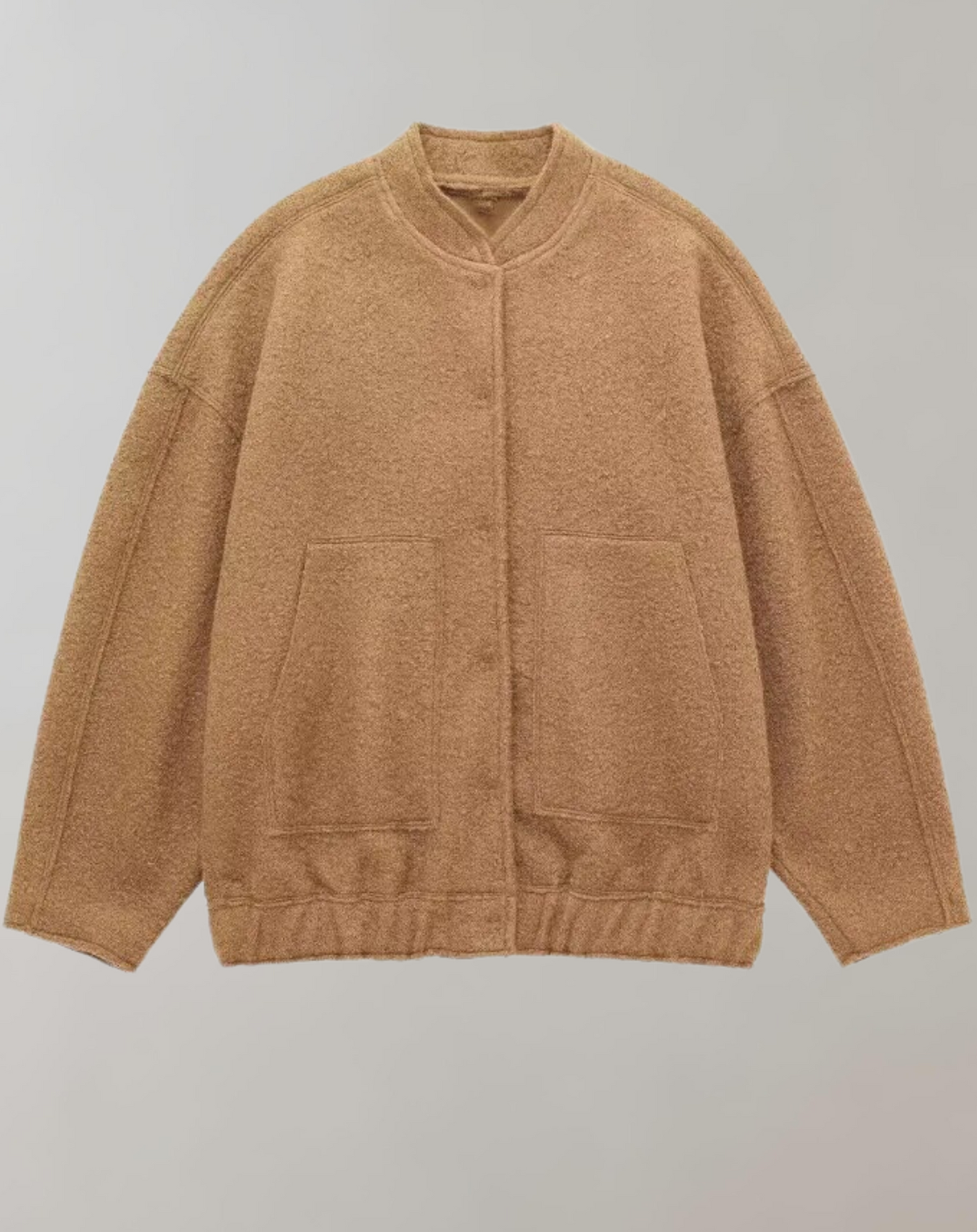 Women's oversized bomber jacket