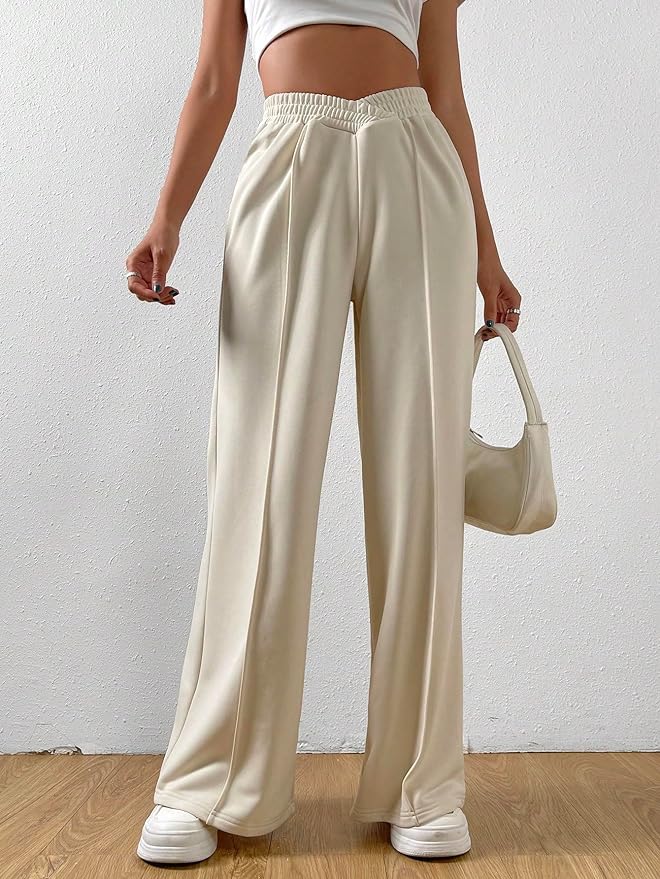 Meran - Elastic waistband Wide trouser legs