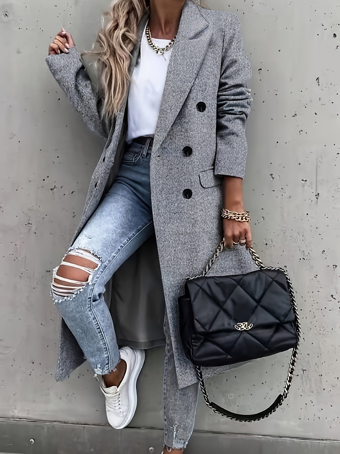 Elegant women's trench coat