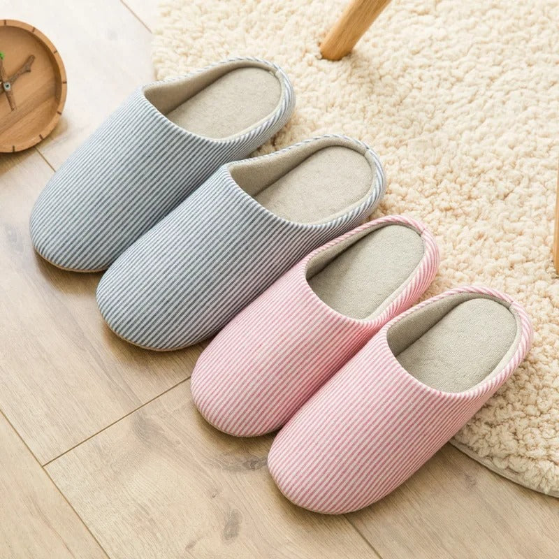 Women's non-slip fluffy house slippers