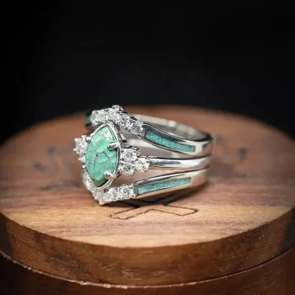 Diamond Turquoise Ring