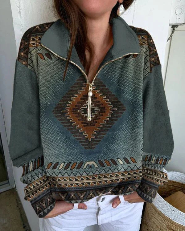 Women's retro sweater