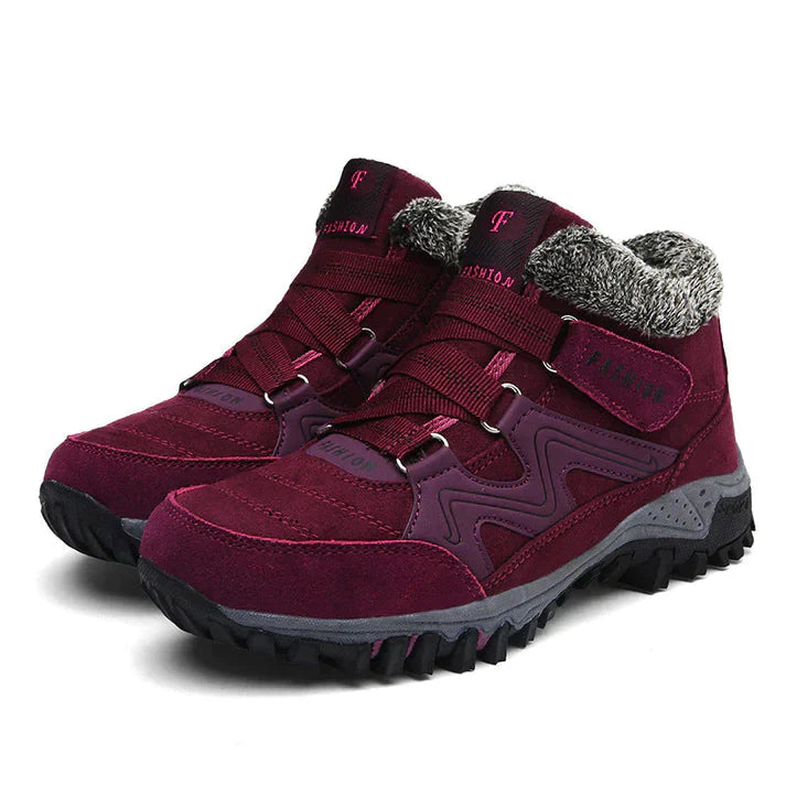 Women's mid-cut sports cotton shoes