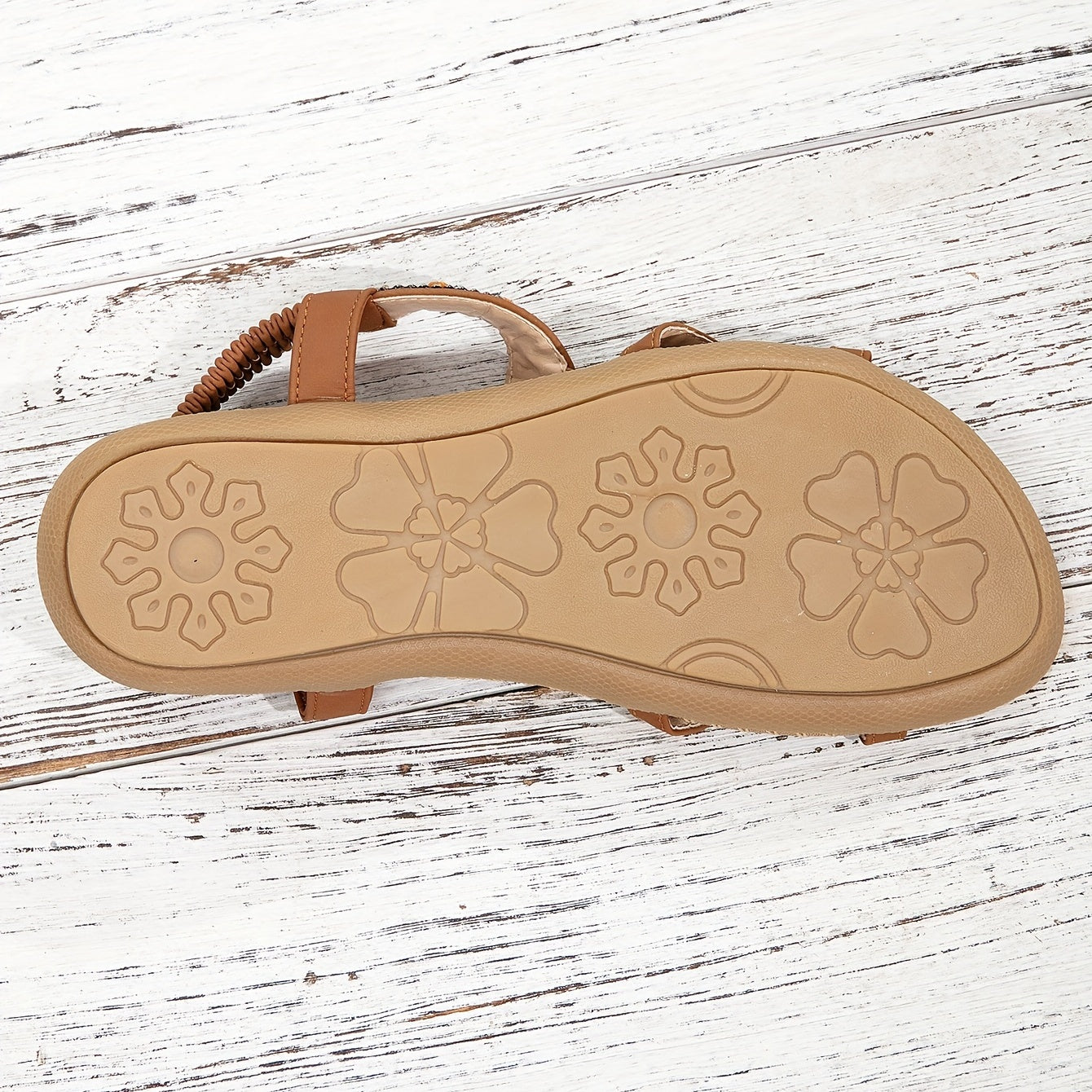 Women's Gladiator Sandals - Beaded Straps - Ankle Strap Secure Fit - Casual Wear
