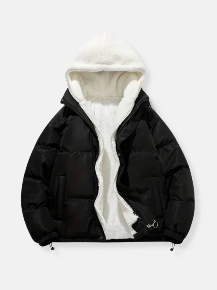 Women's hooded padded jacket