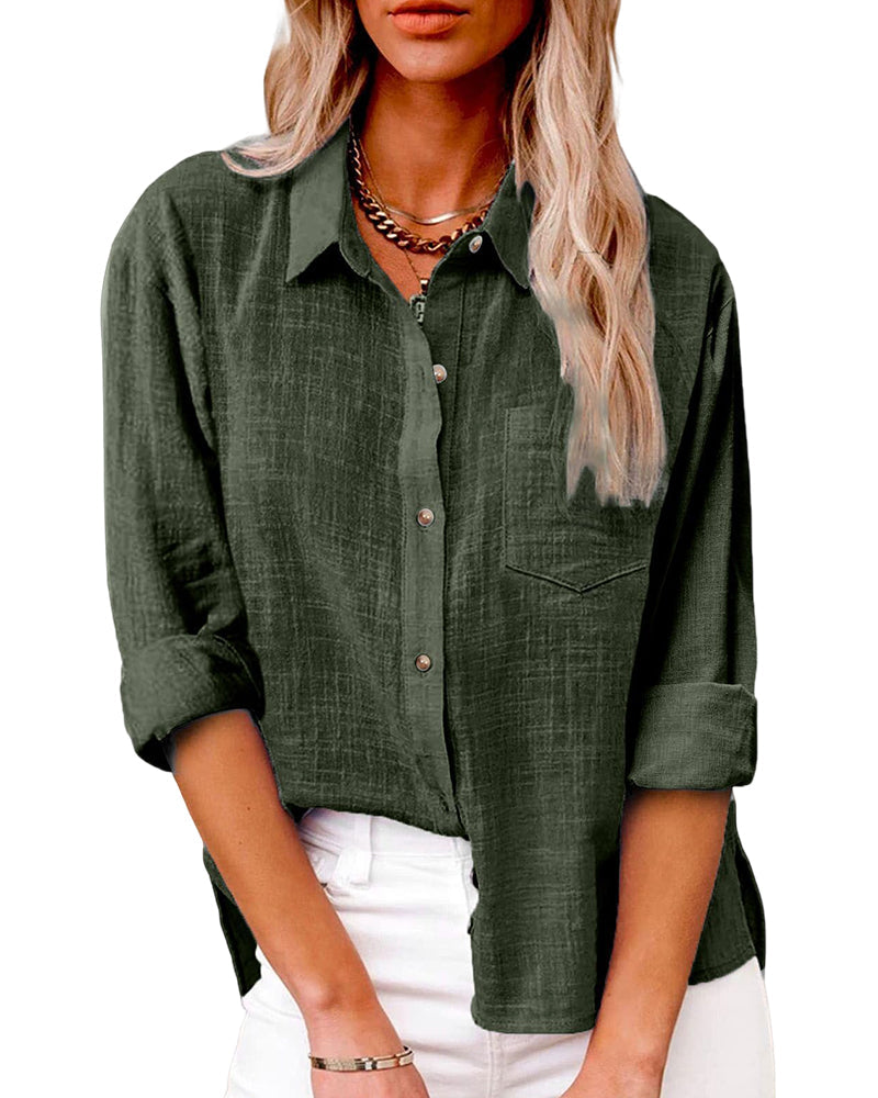 Women's long sleeve with pocket