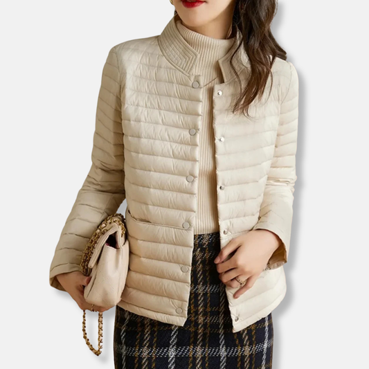 Slim Woven Fit Quilted Jacket
