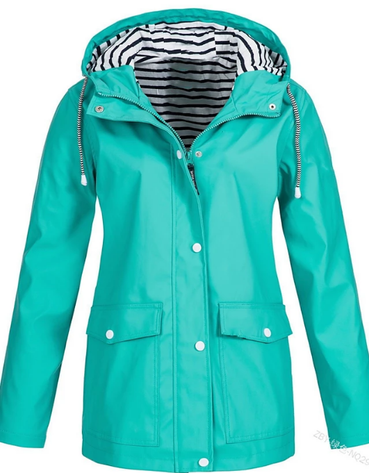 Women's waterproof outdoor raincoat